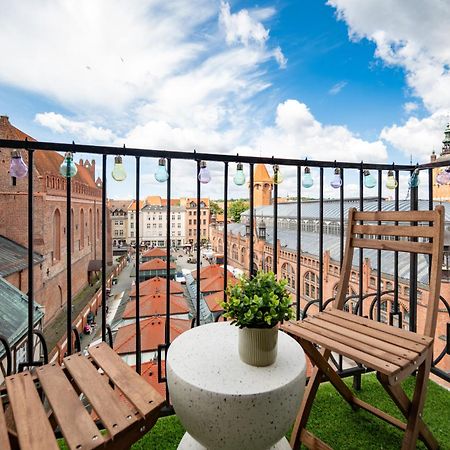 Stunning Apartment With Balcony グダニスク エクステリア 写真